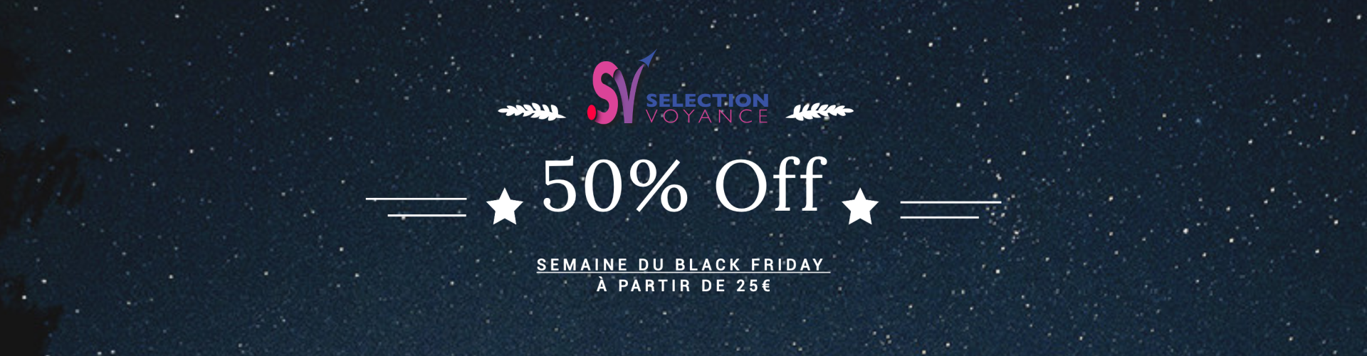 Black Friday 2024 !
50% du 25 novembre au 01 décembre.

Valable qu'une fois, à partir de 25 €, montant maximum 100 euros. Par CB au standard : 01 75 43 08 64 ou Paypal. Uniquement pour les membres.